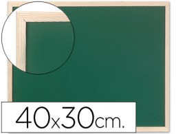 Pizarra verde Q-Connect 40x30cm. lacada marco de madera